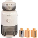 Feelive 3 Blade Set Food Processor - 1.8L Capacity 50W Power Consumption 3 Stainless Steel Blades Thin Slicing Blade Thin Shredder Blade Grating Blade Easy to Clean Dust Proof Storage Safety Certified 6 Months Warranty