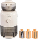 Feelive 3 Blade Set Food Processor - 1.8L Capacity 50W Power Consumption 3 Stainless Steel Blades Thin Slicing Blade Thin Shredder Blade Grating Blade Easy to Clean Dust Proof Storage Safety Certified 6 Months Warranty