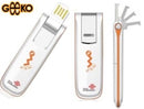 Geeko Viton Mobile 3G USB Modem-WCDMA Power Class 3 Data Transmission Up To 7.2Mbps Downlink 5.76Mbps Uplink Qualcomm Chipset UMTS Frequencies 2100MHz USB 2.0 Interface 1 year Limited Warranty
