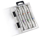 Goldtool Smart Phone Repair Kit Aluminium Precision Screwdrivers – Ideal For Working On Cell Phones Electronics and Other Smart Devices Drivers with Metal-Grip Handles and Hardened Tips () 1.2x50mm 2.0x50mm () PH00x50mm PH000x50mm ( * ) P0.8 P1.2 3 Months