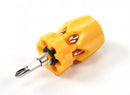 Goldtool 7 In 1 Stubby Phillips Driver Set- The drive set includes 7 Phillips Screwdriver heads in sizes 4 3 2 1 0 00 000 Perfect for use on electronics toys set screws Yellow Handle doubles as drive storage 3 Months Warranty
