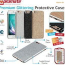 Promate Glare-i6 Premium Glittering Protective Case Colour: Black 1 Year Warranty