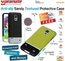 Promate Gritty S5 Anti-slip sandy textured protective case for Samsung Galaxy S5 Colour:Black 1 Year Warranty