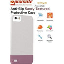 Promate Gritty-I5 Iphone 5 Anti-Slip Sandy Finishing Protective Case For Iphone 5 5S Colour:White Anti-Slip Sandy Finishing With Micro-Fiber Interior Protective Case For Iphone5 5S. Gritty.I5 For Iphone 5 5S Is Made Of A High-Quality Anti-Slip Texturized