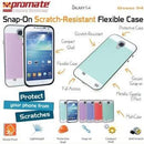 Promate Grosso-S4 Snap-On Scratch-Resistant Flexible Case-Purple 1 Year Warranty