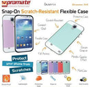 Promate Grosso-S4 Snap-On Scratch-Resistant Flexible Case-Red 1 Year Warranty
