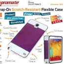 Promate Grosso.N3-Snap-On Scratch-Resistant Flexible Case-Red 1 Year Warranty