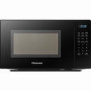 Hisense 20 Litre Microwave Oven Black Exterior Finish- 700w Power Rating Membrane Digital Control With 11 Power Levels 6 Auto Cooking Menus Defrost Function Glass Turntable Child Safe Lock End Cooking Signal White Cavity Mirror Glass Door Colour Black 1 Y