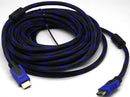 UniQue HDMI 19PIN- HDMI 19PIN Cable 3M With 90 Degree HeadGold Plugs V2.0 -High definition cable to ensure high uncompressed definition for electronic display devices such as plasma TV LCD & Projectors etc.