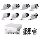 Hikvision 8 Channel 720P Diy Kit Complete Installation Kit Includes: 1 X Hikvision 8 Channel Dvr (Ds-7108Hghi-F1) 8 X Hikvision 720P Ir Bullet Cameras 8 X 20M Ready Made Bnc Coaxial Power