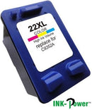 Inkpower Generic Replacement Tri Colour Cartridge for HP 22XL C9352CE-Page Yield 150 Pages