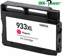 InkPower Generic Replacement for 933XL Magenta Ink Cartridge CN055AA -for use with HP OfficeJet 6100 e-Printer HP OfficeJet 6600 e-All-in-One HP OfficeJet 6700 Premium HP OfficeJet 7110 wide format Printer