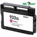 InkPower Generic Replacement for 933XL Magenta Ink Cartridge CN055AA -for use with HP OfficeJet 6100 e-Printer HP OfficeJet 6600 e-All-in-One HP OfficeJet 6700 Premium HP OfficeJet 7110 wide format Printer