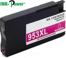 Inkpower Generic Replacement Cartridge F6U17AE for HP Officejet Ink Cartridge 953XL High Yield Magenta-Page Yield 1600 Pages with 5% Coverage for use with HP OfficeJet Pro 7720 Wide Format All-in-One Printer (Y0S18A) HP OfficeJet Pro 7730 Wide Format All-