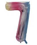 Casey 102cm Rainbow Balloon Number.7