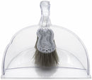 Casey Handheld DustPan And Brush Set - Dust Funnel And 1 x Brushes Plastic Material Compact Lightweight Anti-Slip Humanity Design Fine Fiber Dust Remove Efficiently Better Fiber Flexible Perdurable And Cleanable Quick Touch-Ups In Kitchens Craft Rooms And