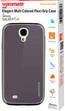 Promate Karizmo-S4 Elegant Flexi-Grip Case for Samsung Galaxy S4-Greyite 1 Year Warranty