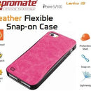 Promate Lanko.I5 Iphone 5 Hand-Crafted Leather Case Protective Elegant & Flexible For Iphone 5 5S Colour:Pink Flexible Snap-On Case Wrapped In Hand Crafted Leather For Iphone5 5Slanko.I5 Is An Elegant Case That Protects Your Iphone 5 5S In A High Quality