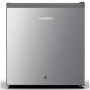 Hisense Mora 44 Litre Bar Fridge- Titanium Silver Finish Low Noise Design 44 Litres Net Capacity Tempered Glass Shelves Integrated Freezer Compartment Reversible door design Integrated Door Handle A+ Energy Efficiency Class Energy Saving Door Lock Titaniu