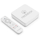 Mediabox Rocket Ultimate All In One Android Streaming Box- MBX-ROC-01 Quad-Core Cortex-A55 CPU ARM Mali-G31 GPU 2GB LPDDR4 RAM And 32GB EMMC Storage 4K Video Support Dolby Atmos Audio Dual-Band Wi-Fi 5 100Mbps Ethernet Hotspot Functionality Power input is