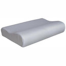 Memre Memory Foam Premium Contour Pillow White - Contoured Shaped Pillow Premium Quality Genuine 8mm 45D Memory Foam Perfectly Cushions And Supports The Natural Contours Of The Head And Neck Helps To Relieve Pain Numbness And Stiffness Helps Improve Circu