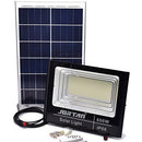 Solarix Jortam 600w Solar Flood Lamp With Solar Panel – High Quality Die Cast Aluminium Housing With Glass includes Remote Control Rechargeable Flood Lamp With Built-In Lithium Battery Peak Power 30w Polysilicon Solar Panel Open Circuit Voltage 7.2V IP66