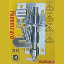 Noble Lockable Pad Bolt latch 125mm Zinc Plated- Can be installed horizontally or vertically Rust and Corrosion resistant for durability 3 Months Warranty