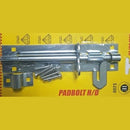 Noble Lockable Pad Bolt latch 200mm Zinc Plated- Can be installed horizontally or vertically Rust and Corrosion resistant for durability 3 Months Warranty