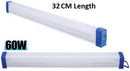 Noble Portable And Rechargeable USB 60w Tube Light- Safe To Use At Home Or Office Built-In Lithium Rechargeable Battery Magnetic Attachment Can Be Mounted Just About Anywhere Convenient to use Portable and lightweight Easy To Operate Working Time Up To 3-