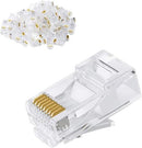 NetiX RJ45 CAT5 Modular Plugs - 100 Pack Packet
