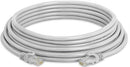 NetiX UTP CAT5E Copper Clad Aluminium Ethernet Patch Cable 3 Metre Cable Length Light Grey-Ready To Use Moulded RJ45 Connectors