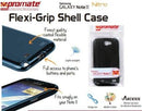 Promate Nitro.Black Multi-Colored Flexi-Grip Designed Case For Samsung Galaxy Note 2. Black 1 Year Warranty