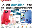 Promate Orator-I5 Iphone 5 Sound Amplifier Case For Iphone 5 5S With Headphone Cable Management Colour: Pink Sound Amplifier Case With Headphone Cable Management & Horizontal Vertical Stand Stand For Iphone 5 5Slive Out Loud With Orator.I5. This Case Redi