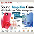Promate Orator-I5 Iphone 5 Sound Amplifier Case For Iphone 5 5S With Headphone Cable Management Colour: Blue Sound Amplifier Case With Headphone Cable Management & Horizontal Vertical Stand Stand For Iphone 5 5Slive Out Loud With Orator.I5. This Case Redi