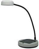 Noble SunLite Solar Powered Tabletop Lamp-Ideal As A Candle Replacement Can Be Used In A Variety Of Applications Indoors And Outdoors Ideal Light Source For Load Shedding 2.0V 300ma Solar Panel Replaceable 1.2V 2500mAh NiMH rechargeable Battery Colour Whi