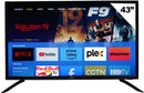 Nesty 43 Inch Slimline LED Backlit Full High Definition Netflix Smart Television- Android Operating System Slimline LCD LED Backlit Panel FHD Resolution 1980 × 1080 Aspect Ratio 16:9 Auto Contrast Ratio And Brightness Pixel Response Time 10 ms 2x HDMI inp