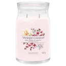 Yankee Candle Signature Collection Pink Cherry Vanilla Large Jar - New jar design 2 wicks