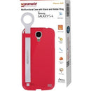 Promate Pless-S4 Multifunctional Case with a Stand and a Holder Ring for Samsung Galaxy S4-Pink 1 Year Warranty