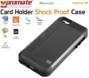 Promate Pocket.I5 Iphone 5 Shock Proof Rubberized Case With An In Built Card Holder For Iphone 5 5S Colour:Grey Shock Proof Case With Card Holder And Sim-Card Remover For Iphone 5 5Sthere’S No Better Way To Stay Organized But With Pocket.I5 A Shock Proof