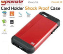 Promate Pocket.I5 Iphone 5 Shock Proof Rubberized Case With An In Built Card Holder For Iphone 5 5S Colour:Maroon Shock Proof Case With Card Holder And Sim-Card Remover For Iphone 5 5Sthere’S No Better Way To Stay Organized But With Pocket.I5 A Shock Proo