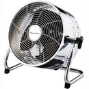 Russell Hobbs 25cm Silver Vintage Desktop Fan - Powerful Airflow 25cm Vintage Fan 3x Speed Settings; 3x Fan Blades Tilt Adjustable Carry Handle 80w Motor Colour Chrome Coated Silver 1 Year Warranty
