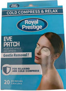 Royal Prestige Cold Compress Eye Patch- 20 Pack For Tired And Dry Eyes Relaxing And Cold Compress Absorbent Non-Stick Pad Breathable Material Allows Airflow Help Relieve Eyestrain And Puffiness