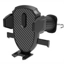 Ezra Mobile Phone Holder With Air Inlet Clip Shield Shaped Back - 360 degree Omnidirectional Support Triangular Stabilisation Single Hand Adjustment 1 Year Limited Warranty