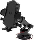 Ezra Mobile Phone Stand with Suction Cup Mount Diamond Shaped Back - 360 degree Omnidirectional Support Triangular Stabilisation Single Hand Adjustment 1 Year Limited Warranty