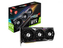 MSI Nvidia GeForce RTX 3070 Ti GAMING X TRIO 8G is a powerful graphics card featuring 8GB of GDDR6X memory with a 256-bit interface. It supports PCI Express Gen 4.0 and boasts a boost core clock speed of 1830MHz for high-performance gaming and rendering.