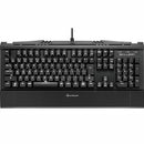 Sharkoon (4044951019069) Skiller SGK1 Mechanical USB gaming keyboard with white LED illumination - 1000Hz MAX Polling Rate with integrated Palm Rest - Red 1 Year warranty