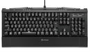 Sharkoon (4044951019069) Skiller SGK1 Mechanical USB gaming keyboard with white LED illumination - 1000Hz MAX Polling Rate with integrated Palm Rest - Red 1 Year warranty