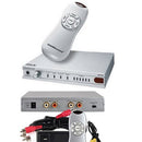 Xitel Soundaround Home Theatre Processor Unit- SRS TruSurround XT Processing SRS TruBass SRS Dialog Clarity For Clearer Dialog RCA Stereo In And Out Provides A Cinema Experience With Surround Sound Effect For Stereo Systems Digital Signal Processor Connec