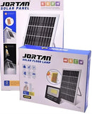 Solarix Jortam 400w Solar Flood Lamp With Solar Panel – High Quality Die Cast Aluminium Housing With Glass includes Remote Control Rechargeable Flood Lamp With Built-In Lithium Battery Peak Power 15w Polysilicon Solar Panel Open Circuit Voltage 7.2V IP66