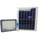 Solarix Jortam 200w Solar Flood Lamp With Solar Panel – High Quality Die Cast Aluminium Housing and ABS Plastic Includes Remote Control Rechargeable Flood Lamp With Built-In Lithium Battery Peak Power 15w Polysilicon Solar Panel Open Circuit Voltage 7.2V